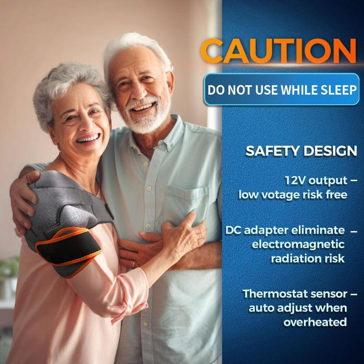 sticro Shoulder Heating Pad with Auto-Off for Shoulder Pain Relief, 3 Heat & 5 Timer Settings with Safe Low Voltage, Fast Heat Shoulder Brace for Frozen Shoulder, Rotator Cuff Relief - Sticro